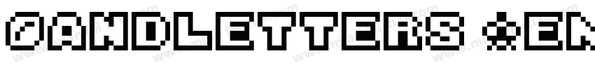 Handletters Demo 常规(OpenType TrueTy字体转换
